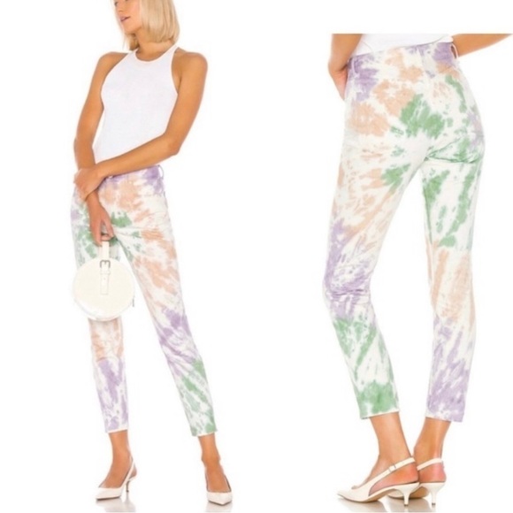 GRLFRND Karolina High Rise Jeans Tie Dye 26 - Picture 5 of 11